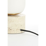 Light & Living - Tafellamp RYLANO - Ø12x47cm - Wit