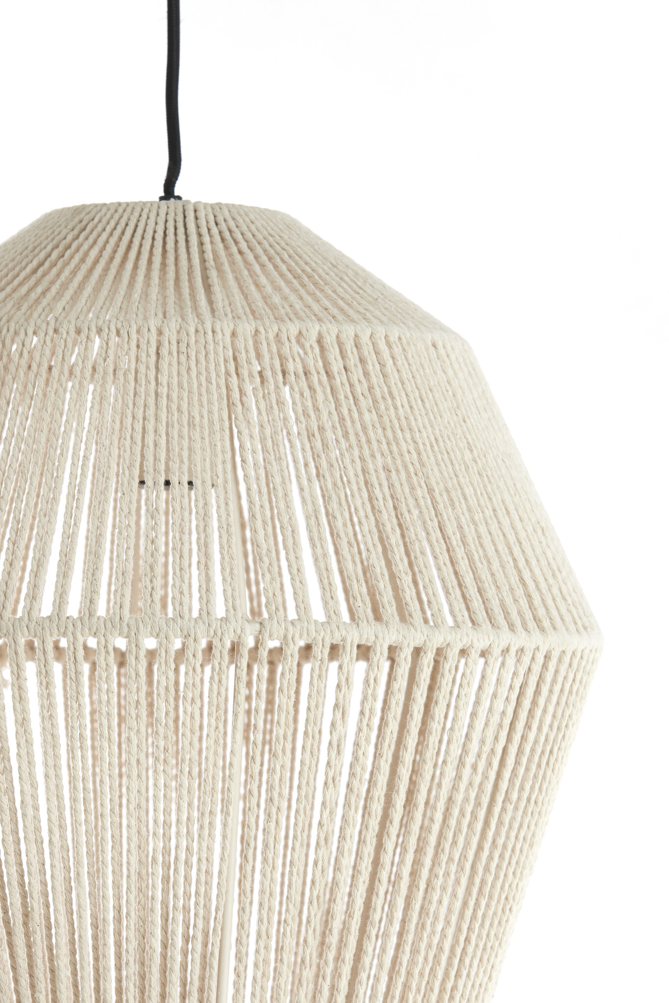 Light & Living - Hanglamp DEYA - Ø38x45cm - Wit