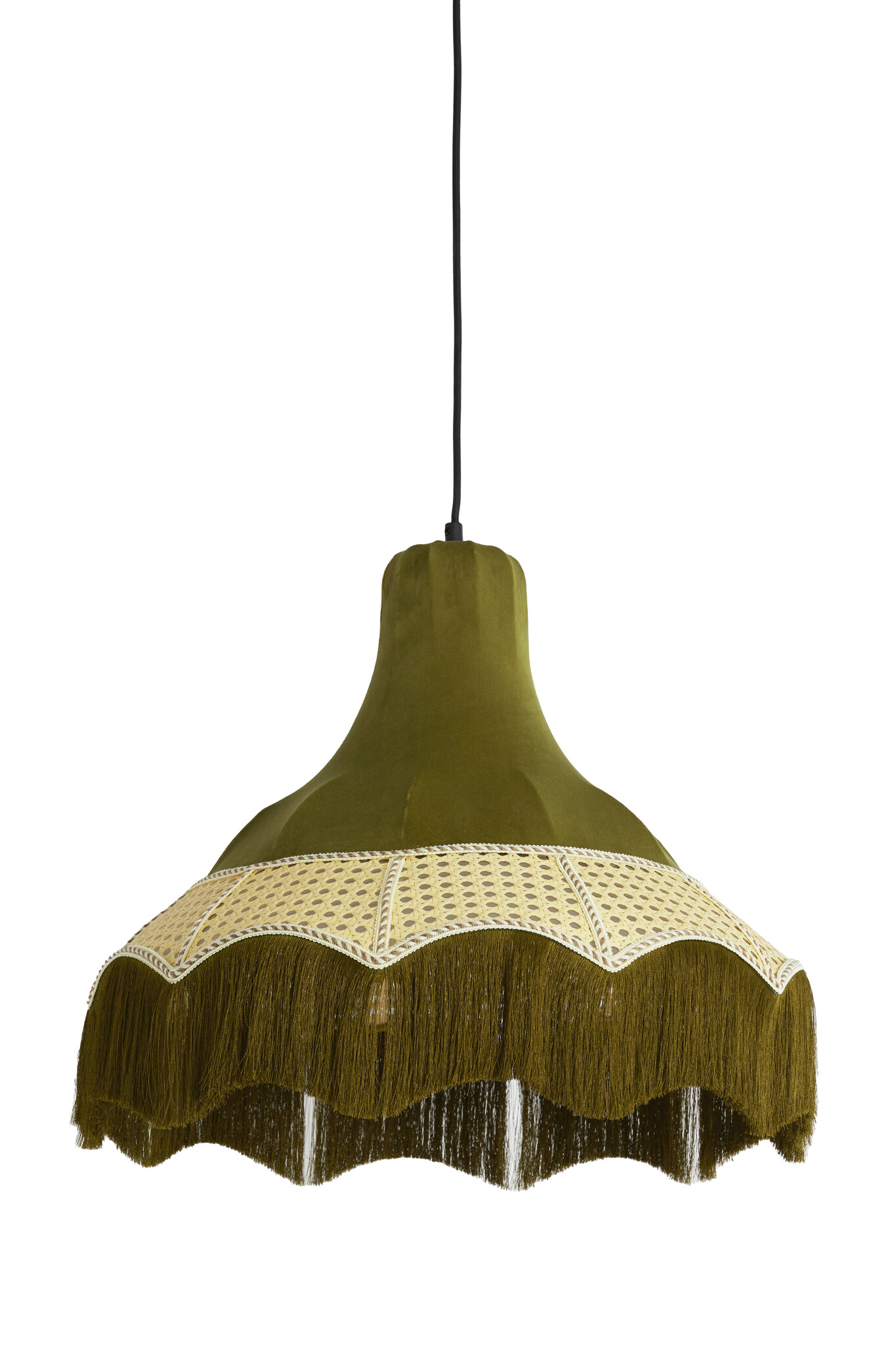 Light & Living - Hanglamp MIZIA - Ø50x44.5cm - Groen