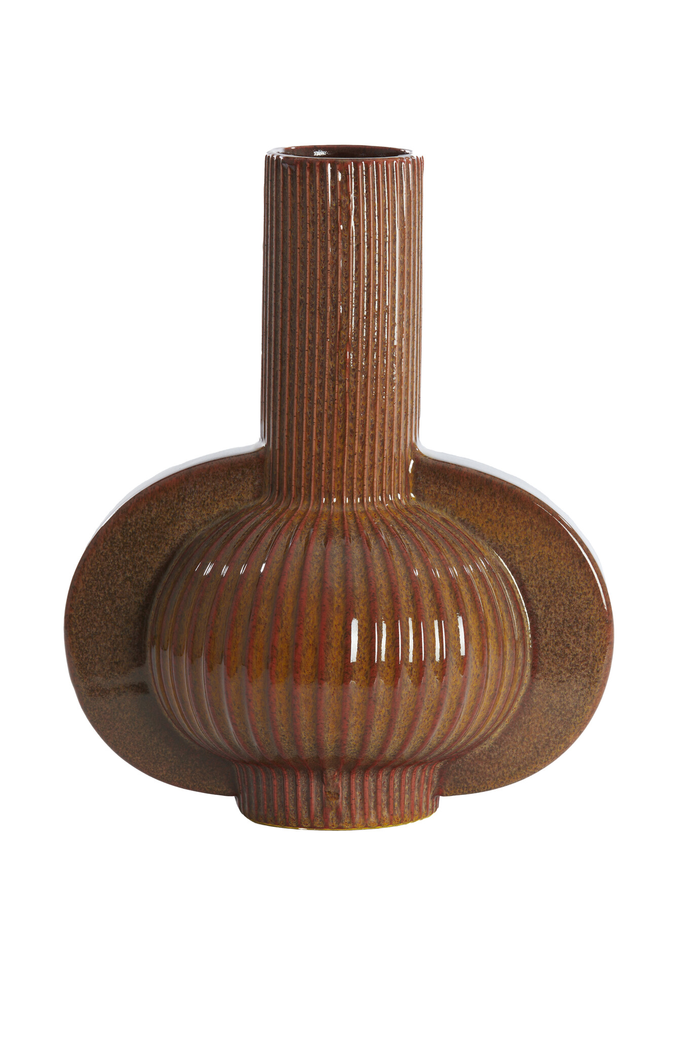 Light & Living - Vaas MELNIK - 31.5x21.5x38.5cm - Bruin