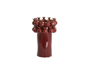 Light & Living - Vaas POMEGRANATE - Ø20x29.5cm - Rood