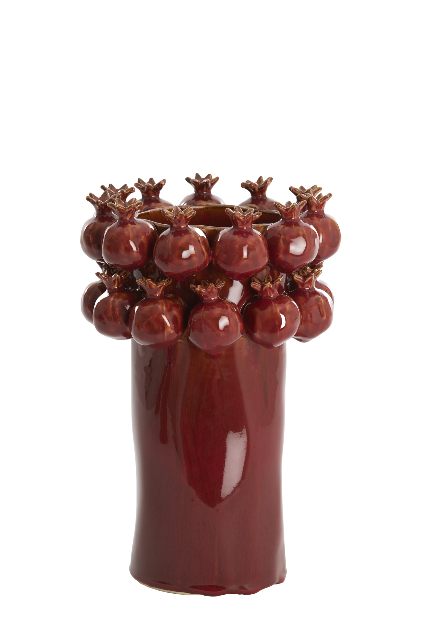 Light & Living - Vaas POMEGRANATE - Ø20x29.5cm - Rood