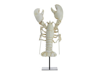 Light & Living - Ornament LOBSTER - 25x14x56.5cm - Wit