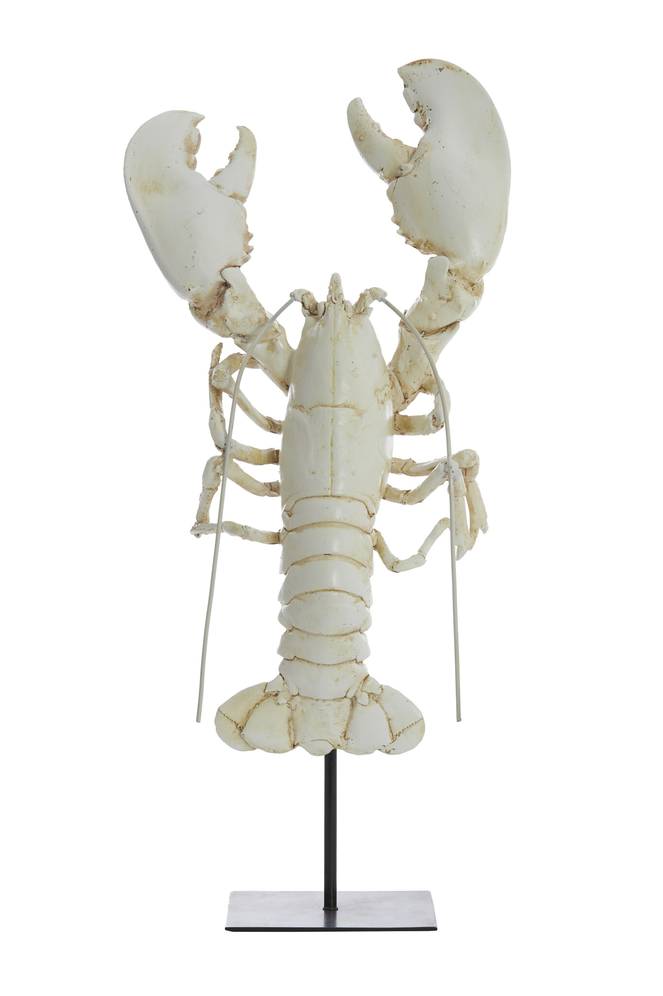 Light & Living - Ornament LOBSTER - 25x14x56.5cm - Wit
