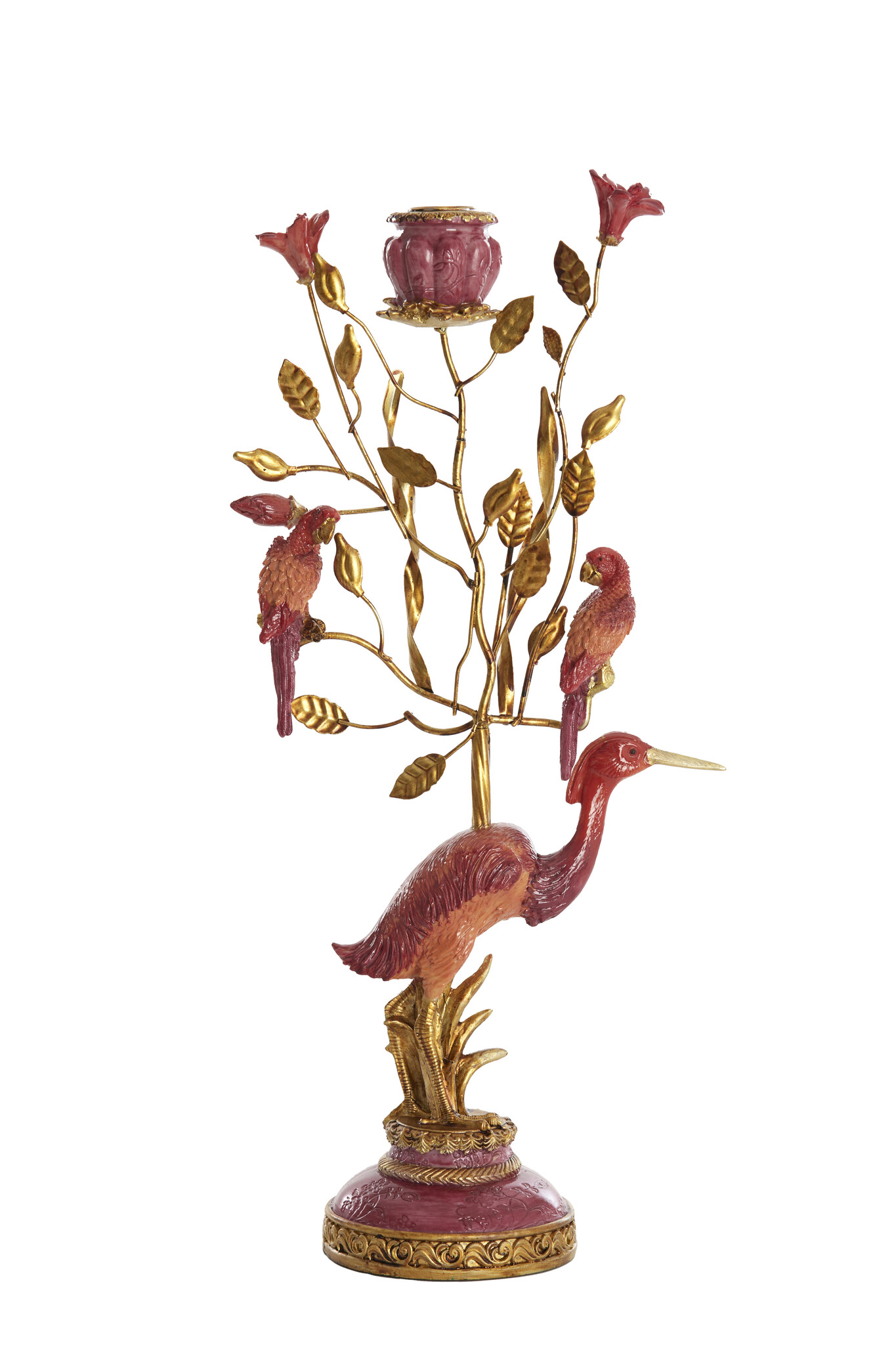 Light & Living - Kandelaar HERON - 22x11x44cm - Rood