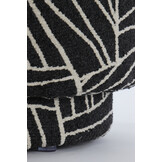 Light & Living - Poef DAVONTE - Ø40x44cm - Zwart