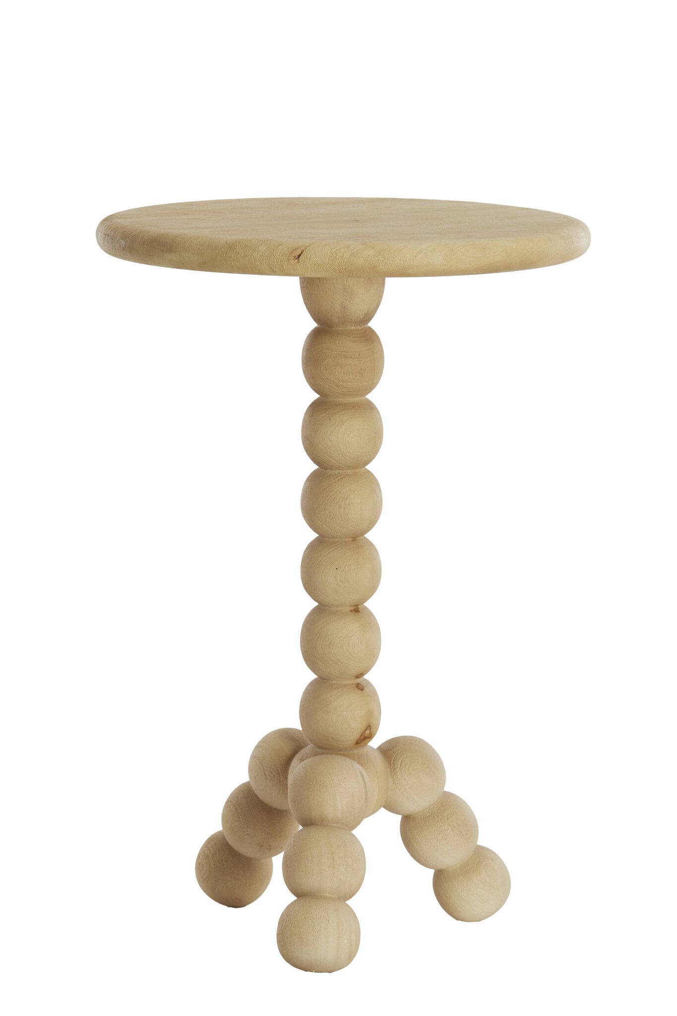 Light & Living - Bijzettafel VEGLIO - Ø35x54cm - Bruin