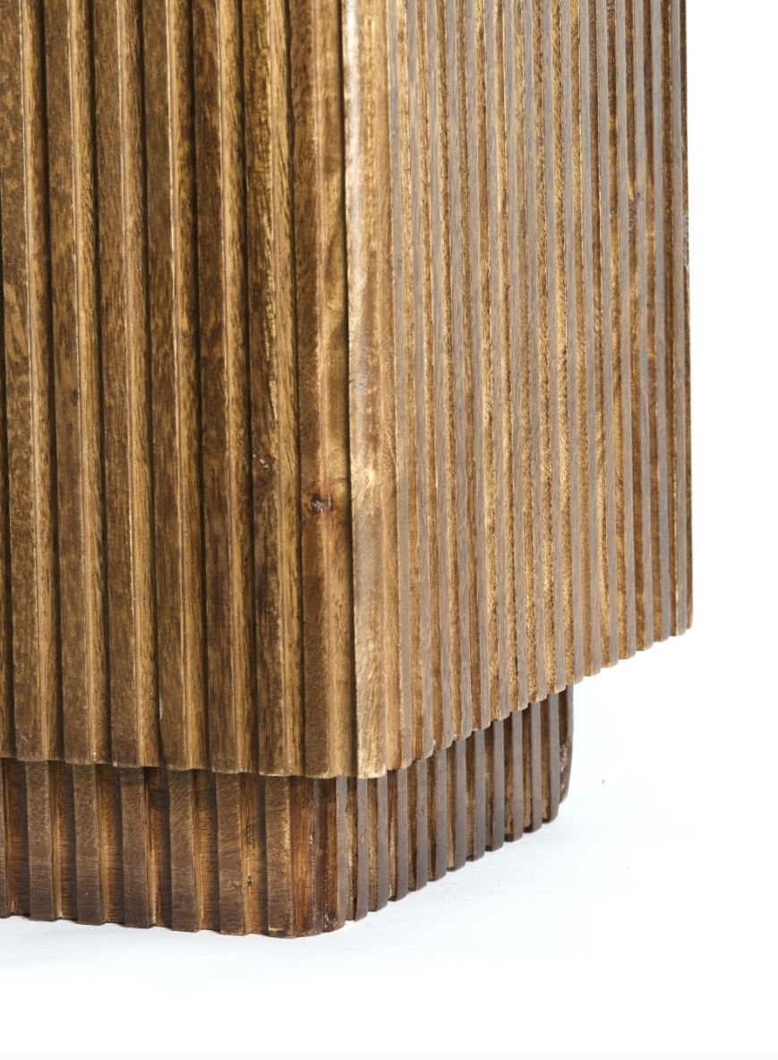 Light & Living - Zuil GATURA - Ø35x100cm - Bruin