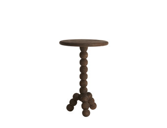 Light & Living - Bijzettafel VEGLIO - Ø35x54cm - Bruin