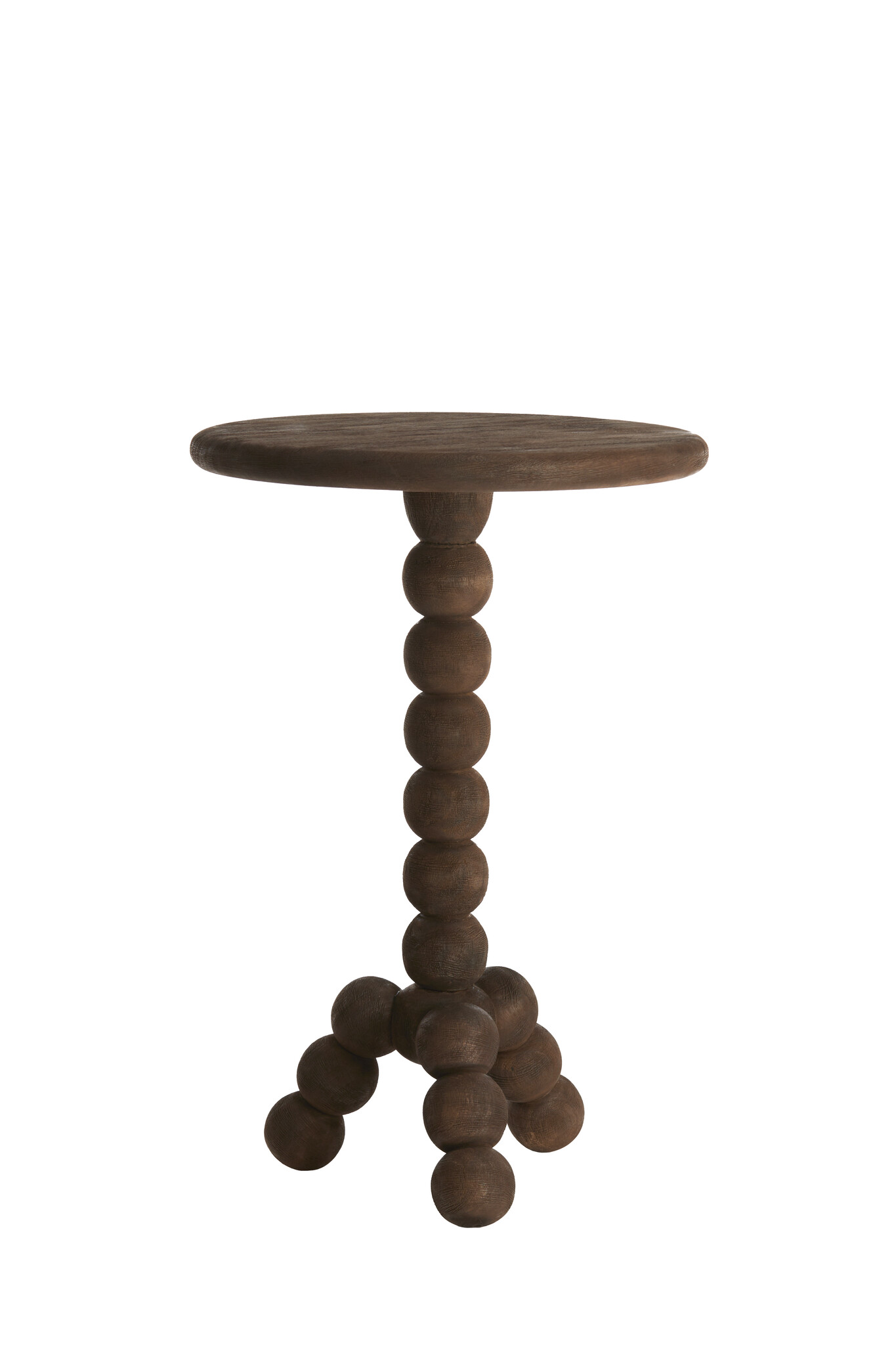 Light & Living - Bijzettafel VEGLIO - Ø35x54cm - Bruin