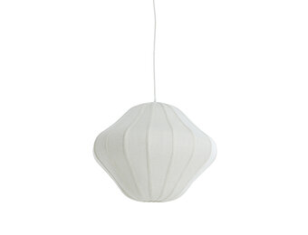 Light & Living - Hanglamp SUKAU - Ø50x40cm - Wit