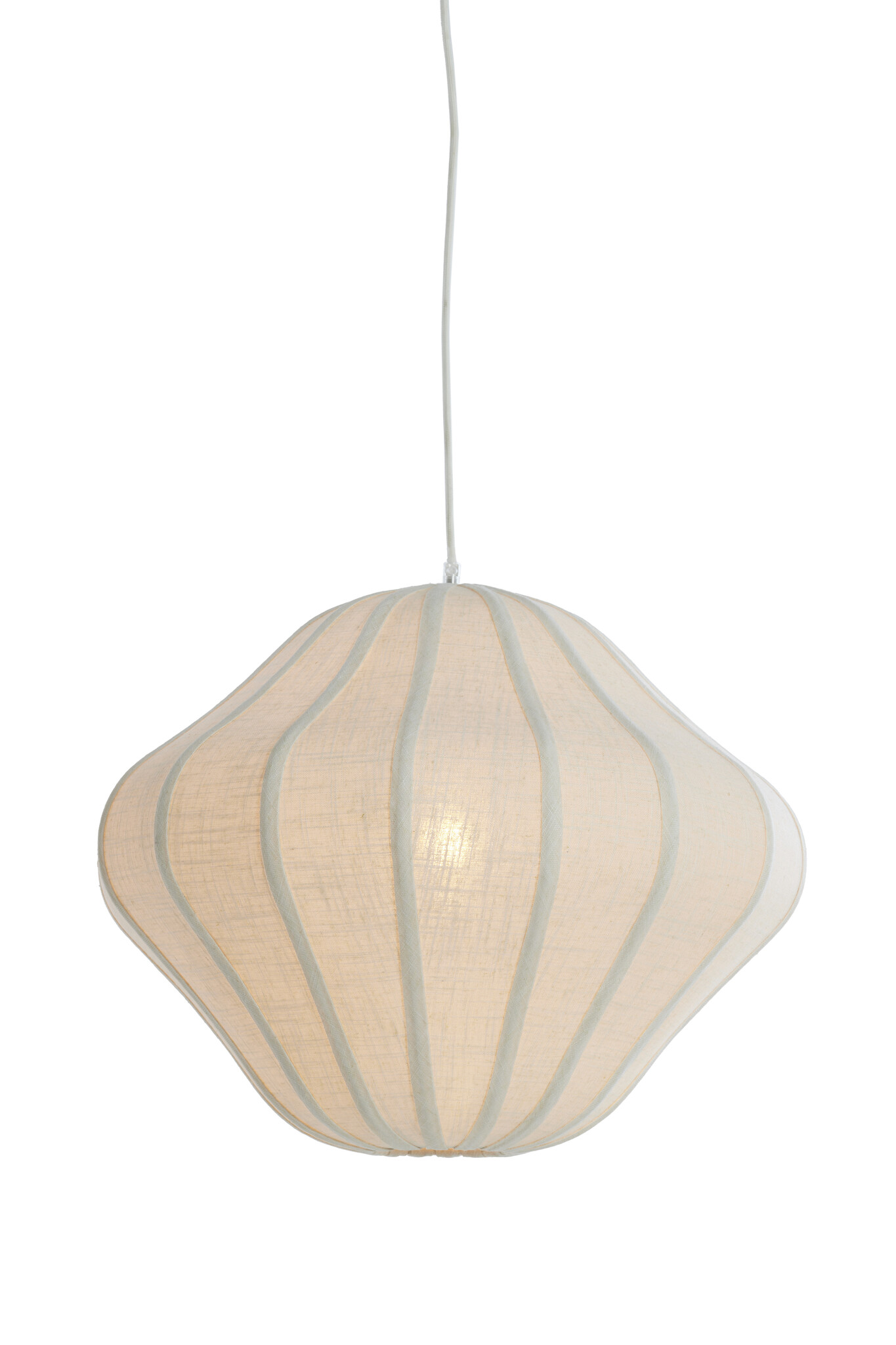Light & Living - Hanglamp SUKAU - Ø50x40cm - Wit