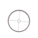 Light & Living - Lampenkap IMANI - Ø40x30cm - Rood