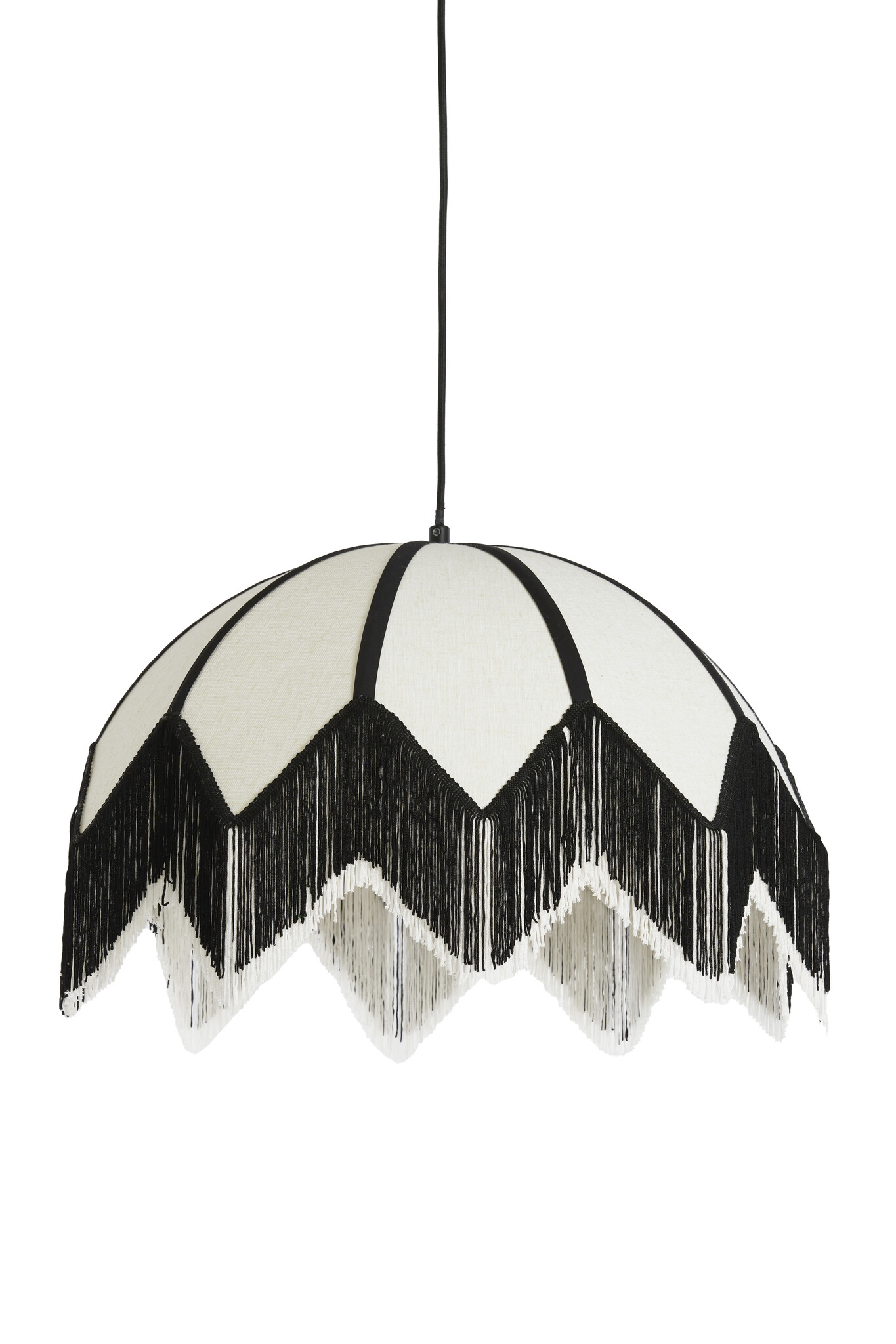 Light & Living - Hanglamp SULINA - Ø55x36.5cm - Wit