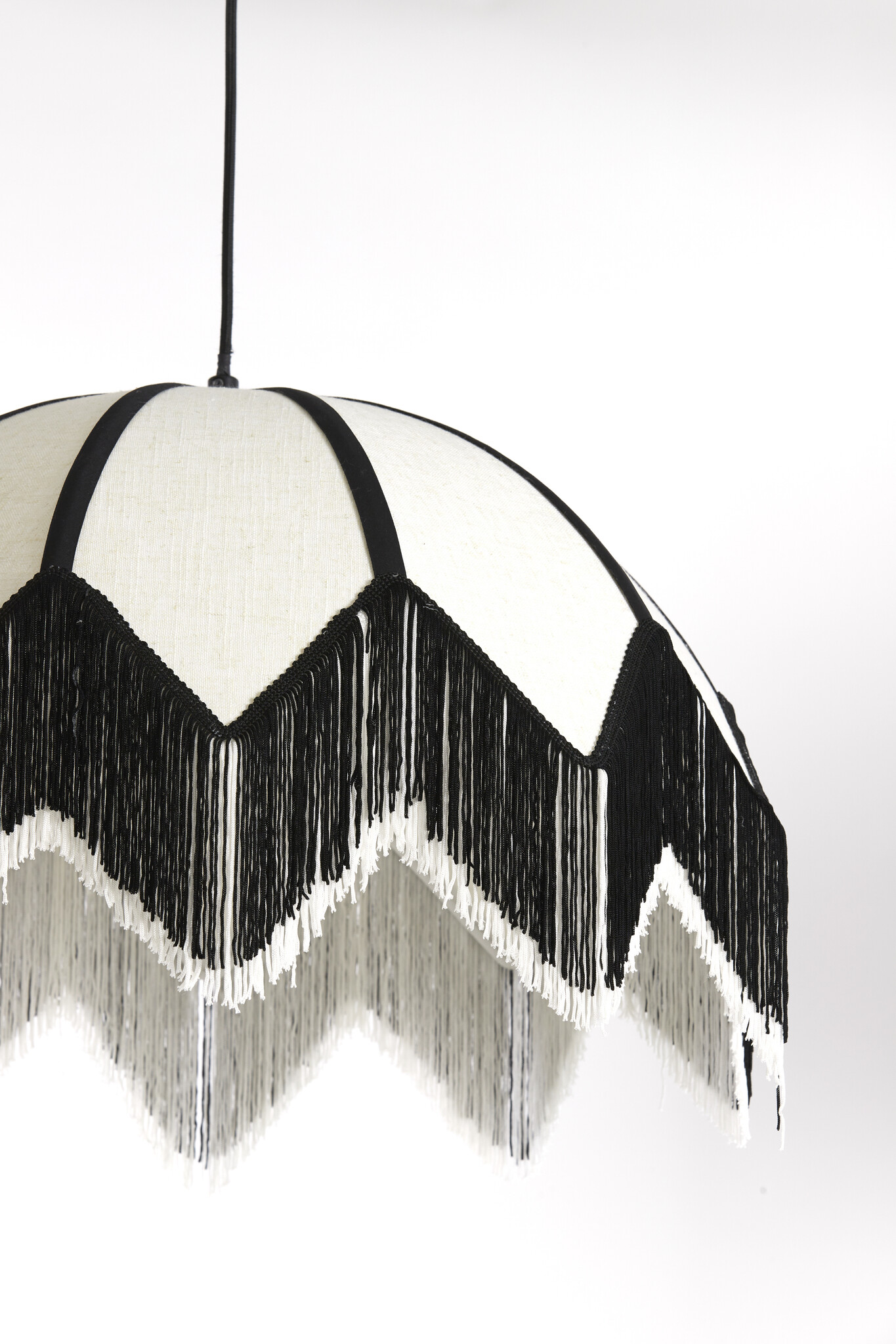 Light & Living - Hanglamp SULINA - Ø55x36.5cm - Wit