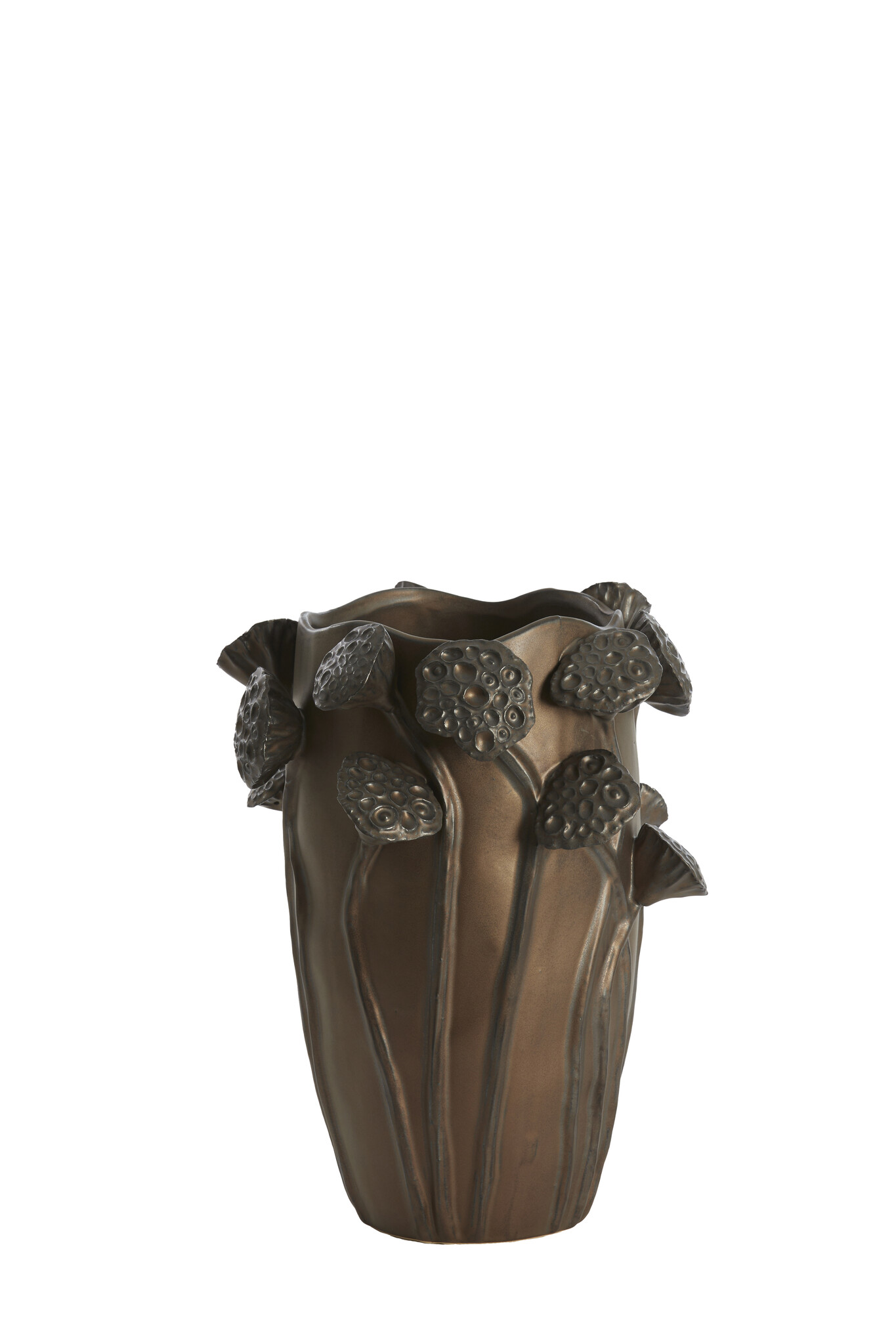Light & Living - Vaas LAVCI - 27.5x25.5x35cm - Bruin
