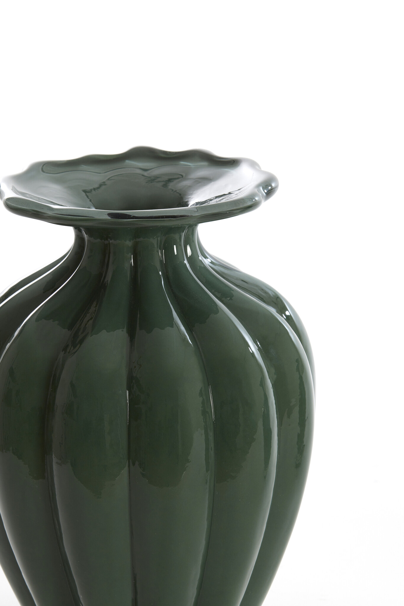Light & Living - Vaas ZOFIO - Ø16.5x24.5cm - Groen