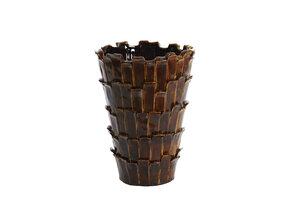 Light & Living - Vaas BANYA - Ø33x43cm - Bruin