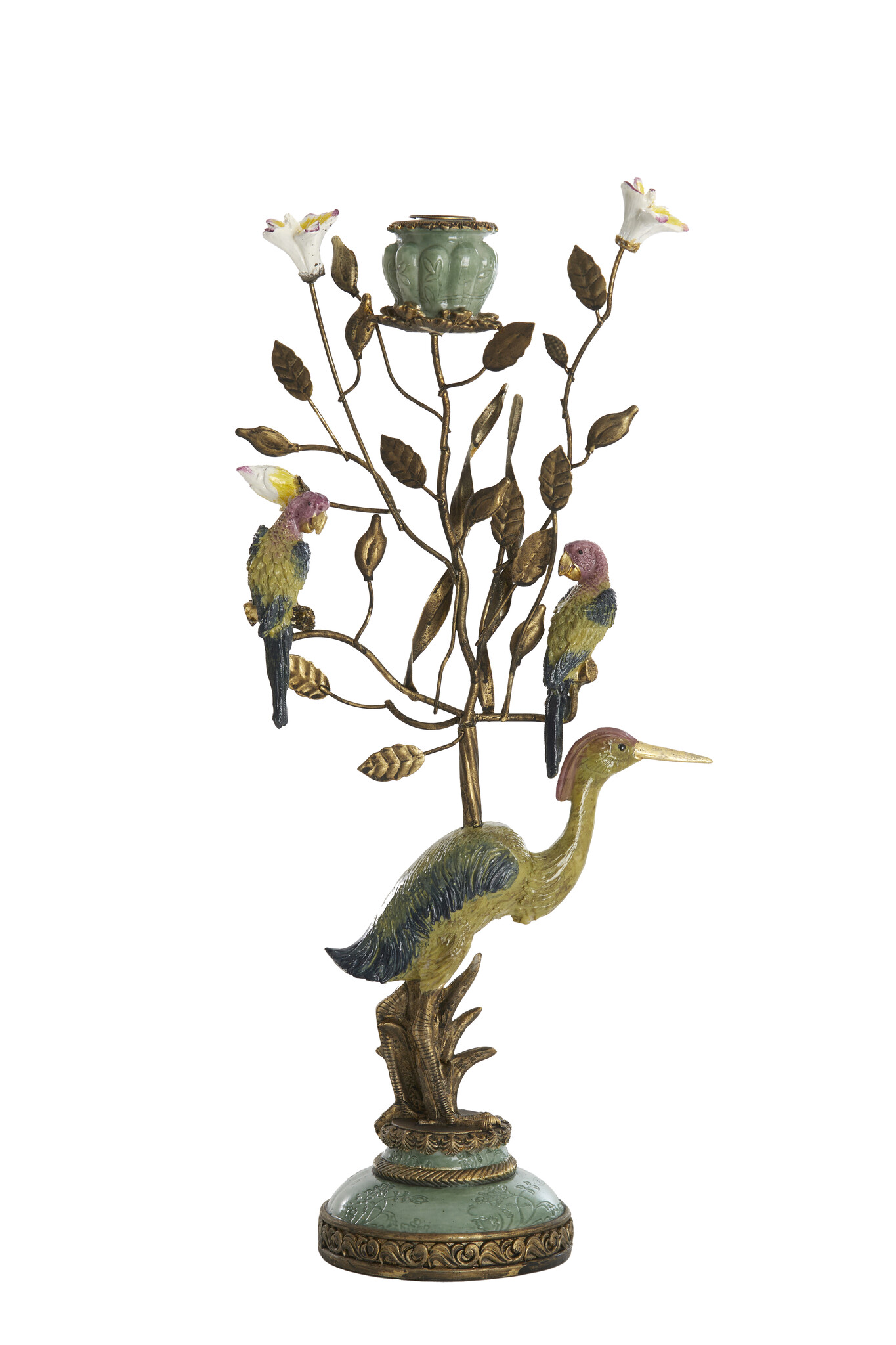 Light & Living - Kandelaar HERON - 22x11x44cm - Geel