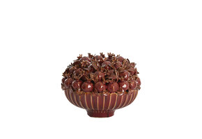 Light & Living - Vaas POMEGRANATE - Ø28.5x23cm - Rood