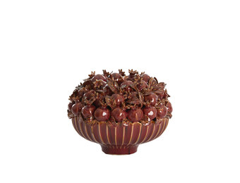 Light & Living - Vaas POMEGRANATE - Ø28.5x23cm - Rood