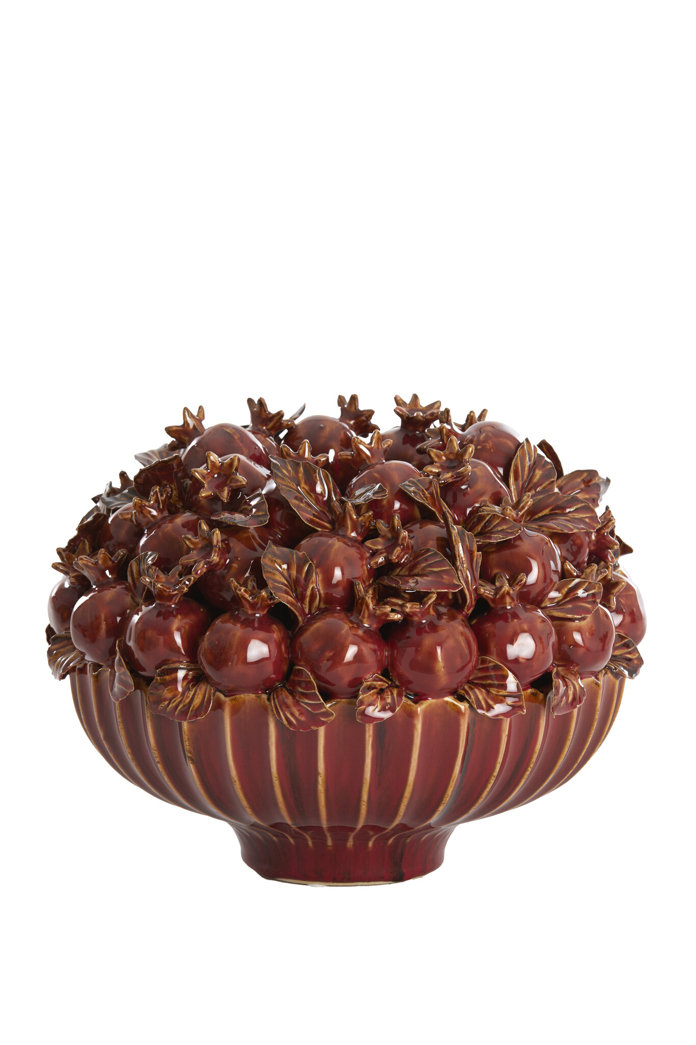 Light & Living - Vaas POMEGRANATE - Ø28.5x23cm - Rood