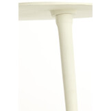 Light & Living - Bijzettafel LINOS - 80x60x36cm - Wit