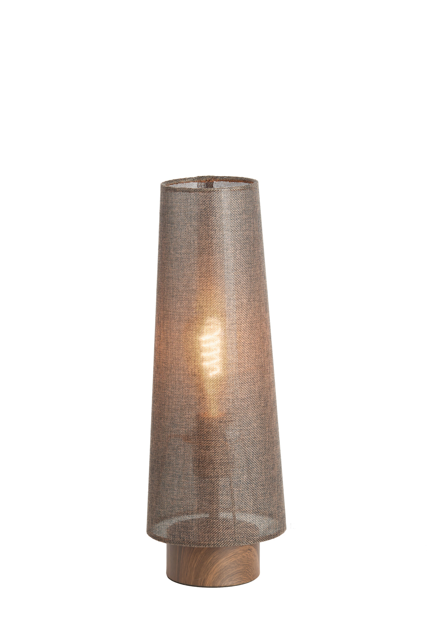 Light & Living - Tafellamp HOWIE - Ø15x42cm - Bruin