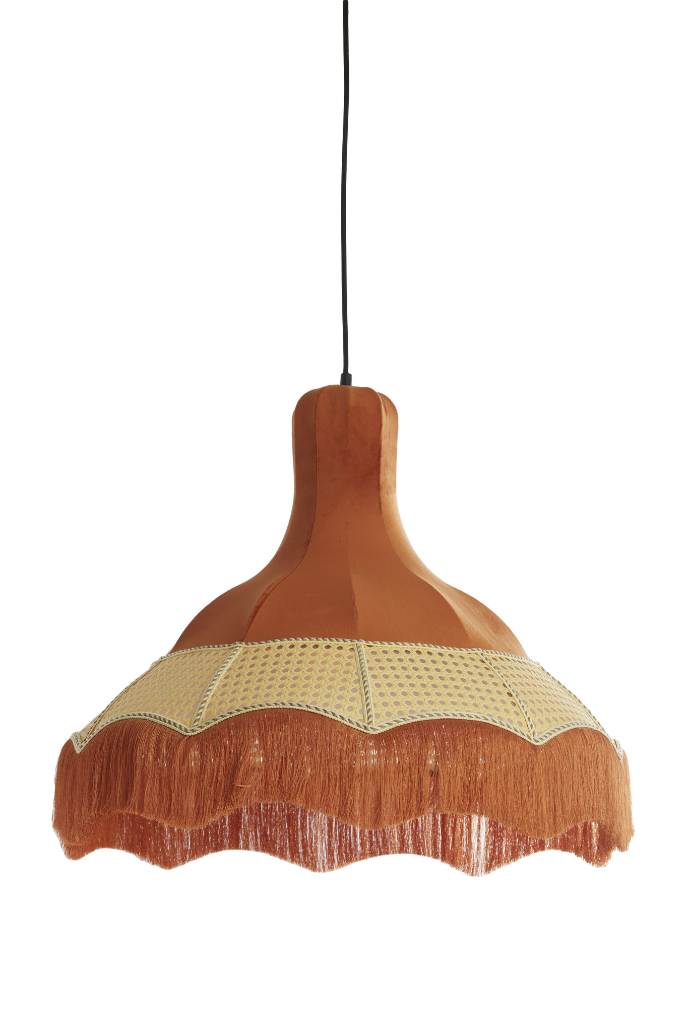 Light & Living - Hanglamp MIZIA - Ø60x53cm - Oranje