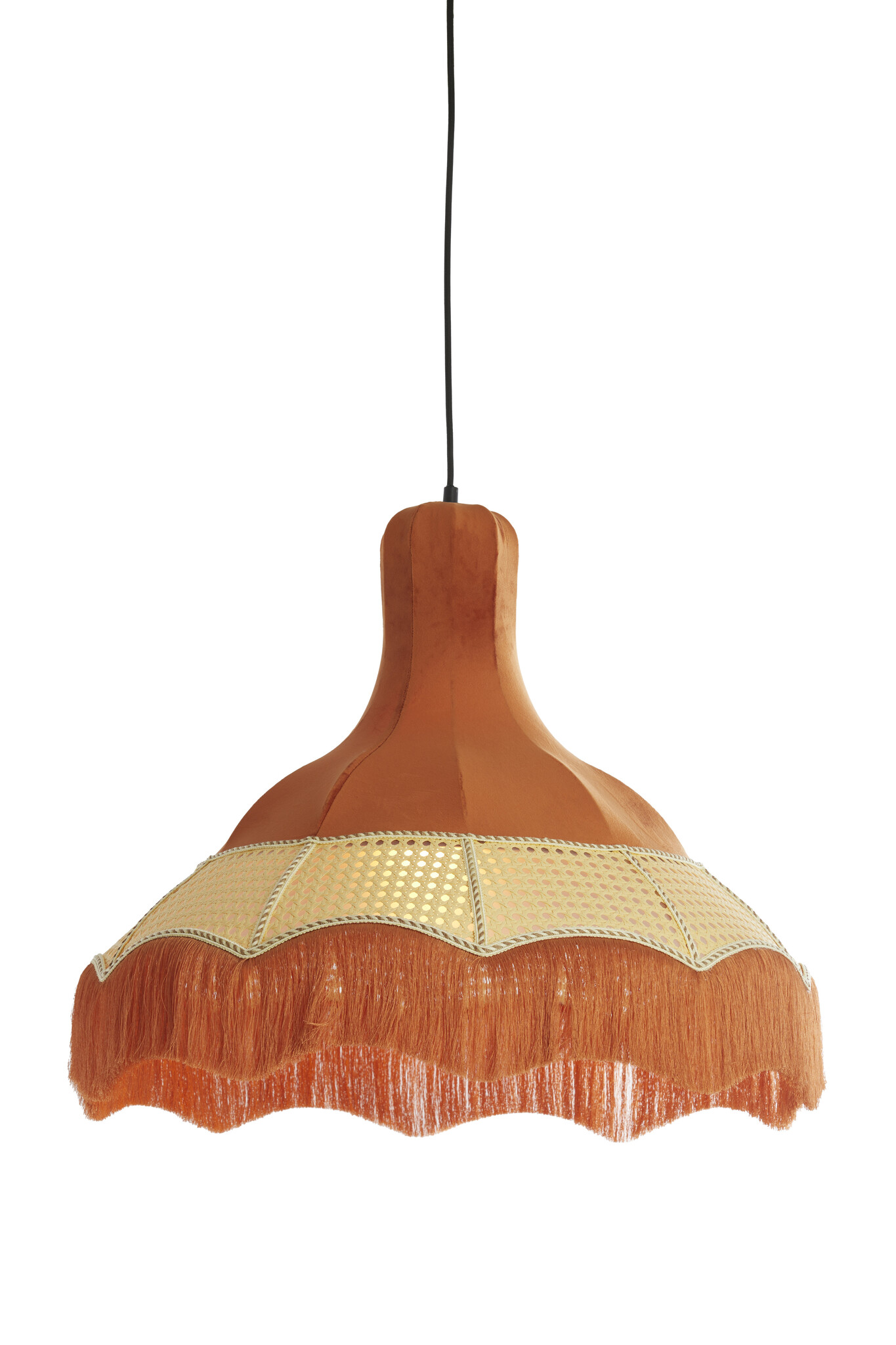 Light & Living - Hanglamp MIZIA - Ø60x53cm - Oranje