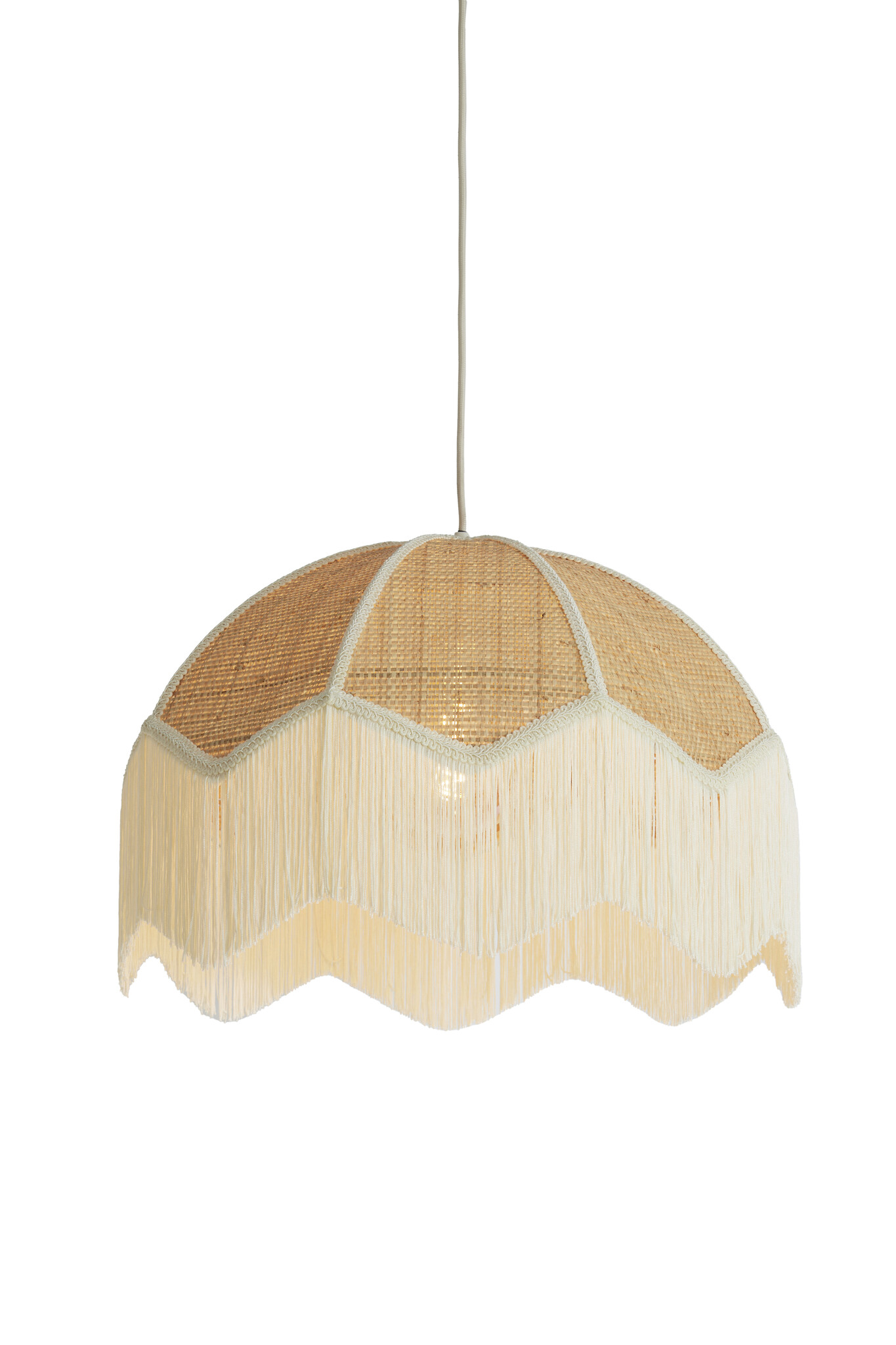 Light & Living - Hanglamp MALACIA - Ø50x38cm - Bruin