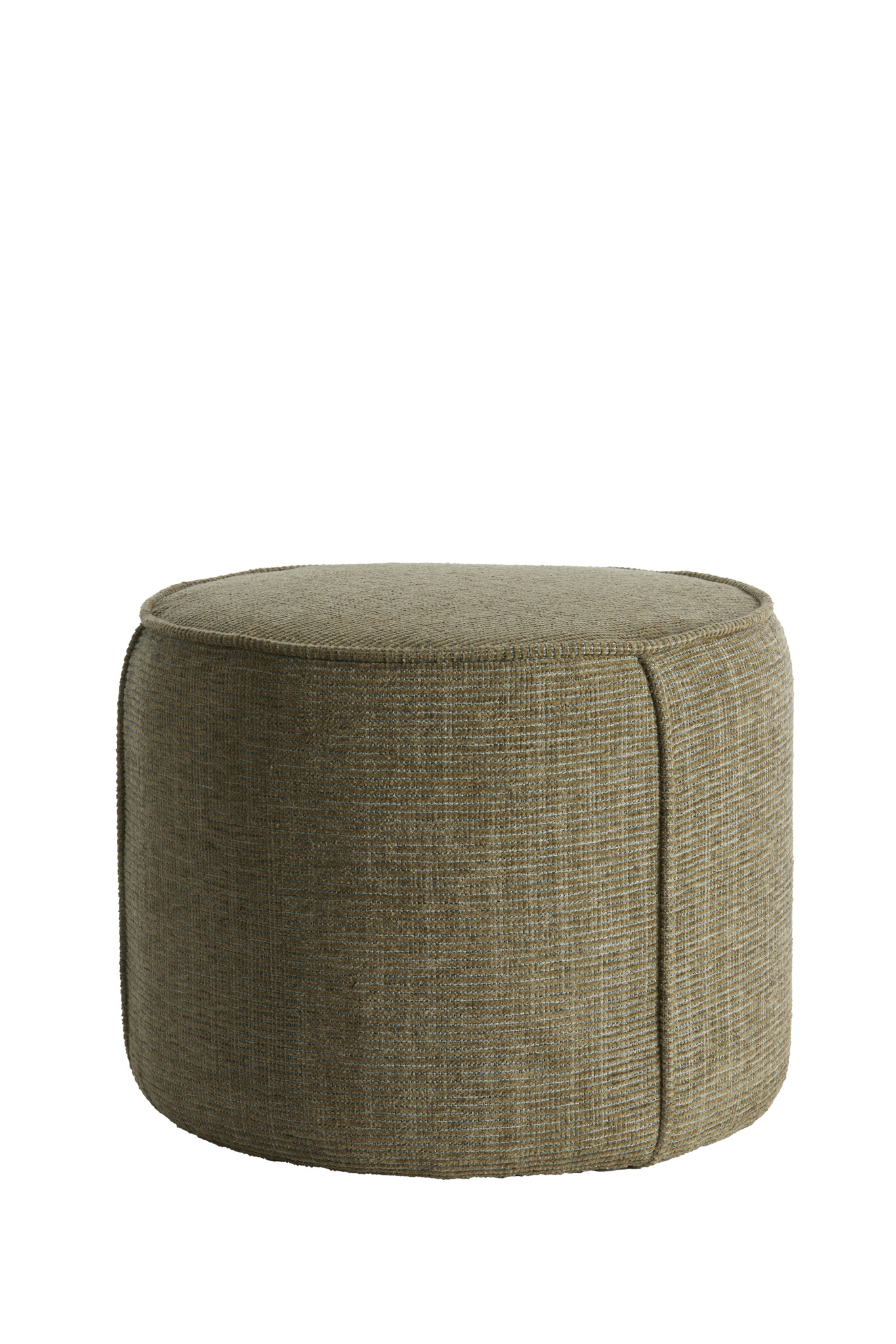 Light & Living - Poef DOMONI - Ø50x40cm - Groen