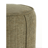 Light & Living - Poef DOMONI - Ø50x40cm - Groen