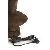 Light & Living - Lampvoet FIERA - Ø23x25cm - Bruin