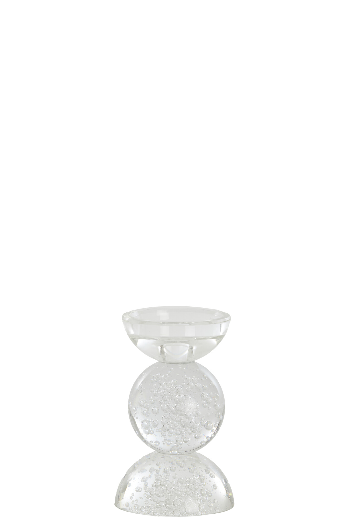 Light & Living -  Kandelaar ITINGA - Ø9.5x15.5cm - Helder