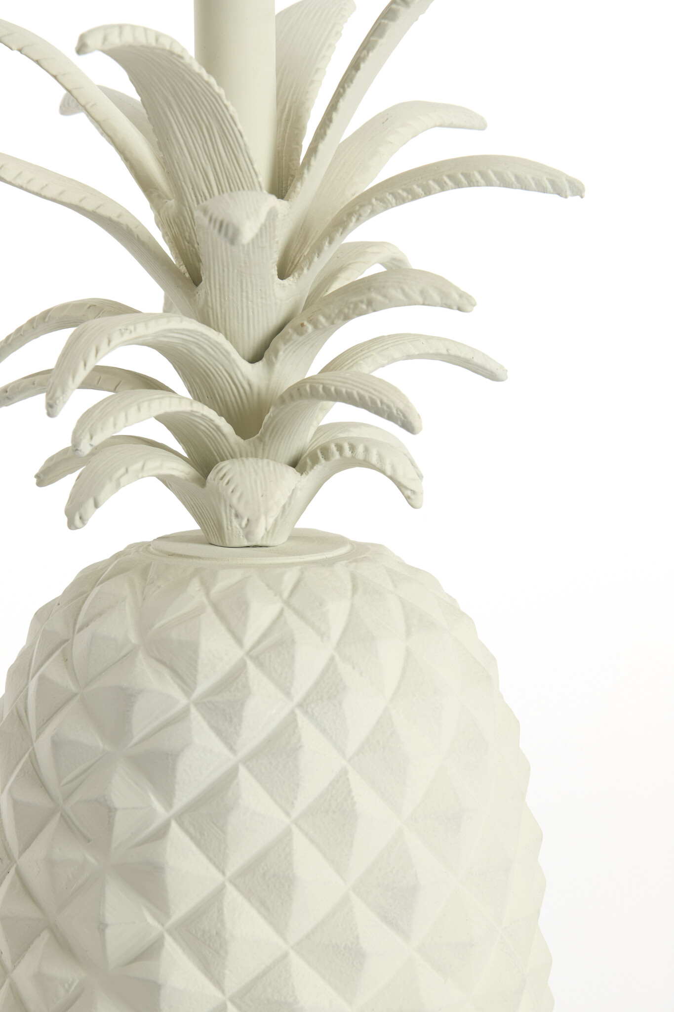 Light & Living - Lampvoet PINEAPPLE - 20x19x42cm - Wit