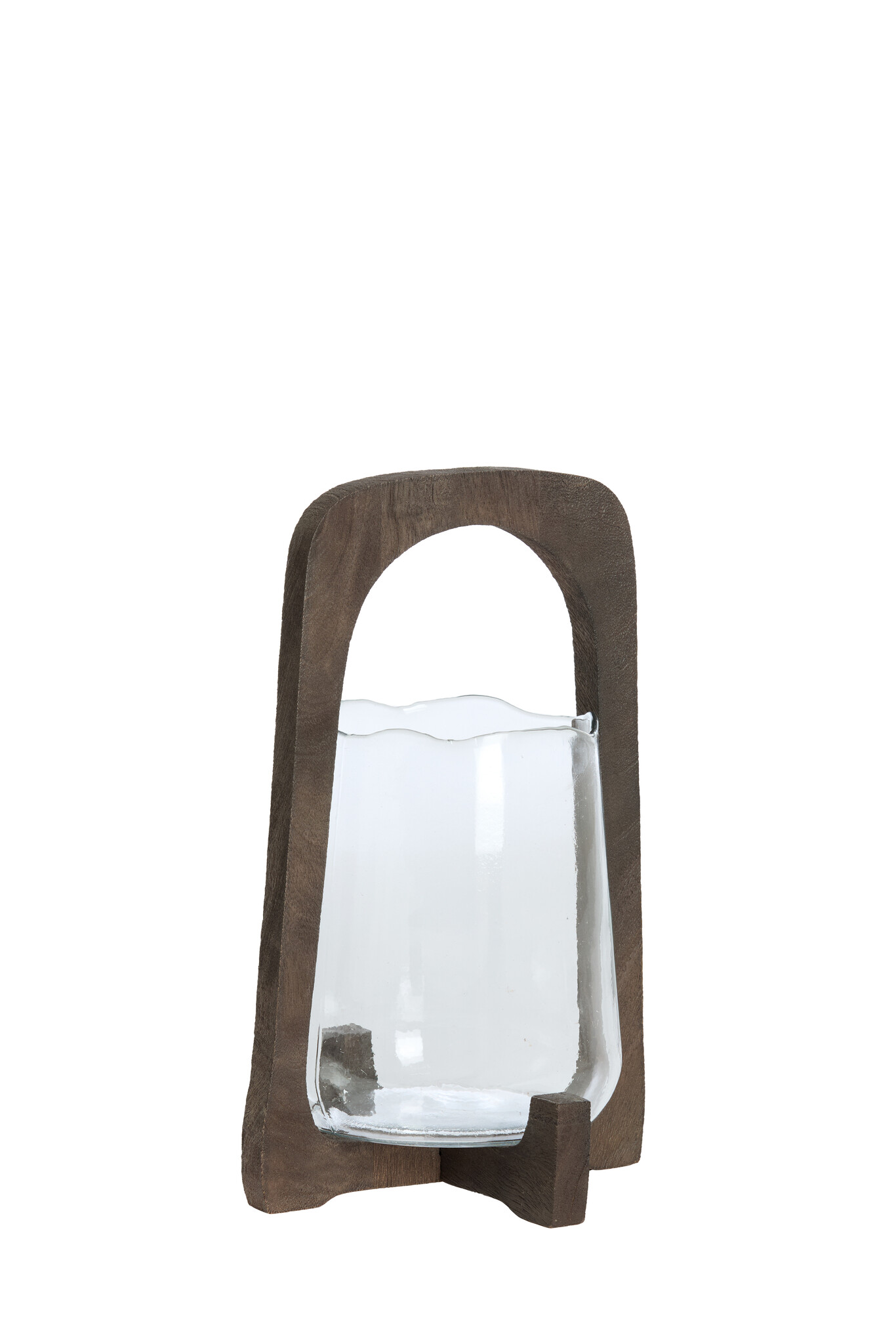 Light & Living - Windlicht ANOSY - Ø21.5x35cm - Bruin