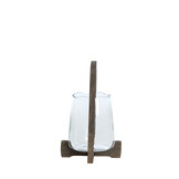 Light & Living - Windlicht ANOSY - Ø21.5x35cm - Bruin