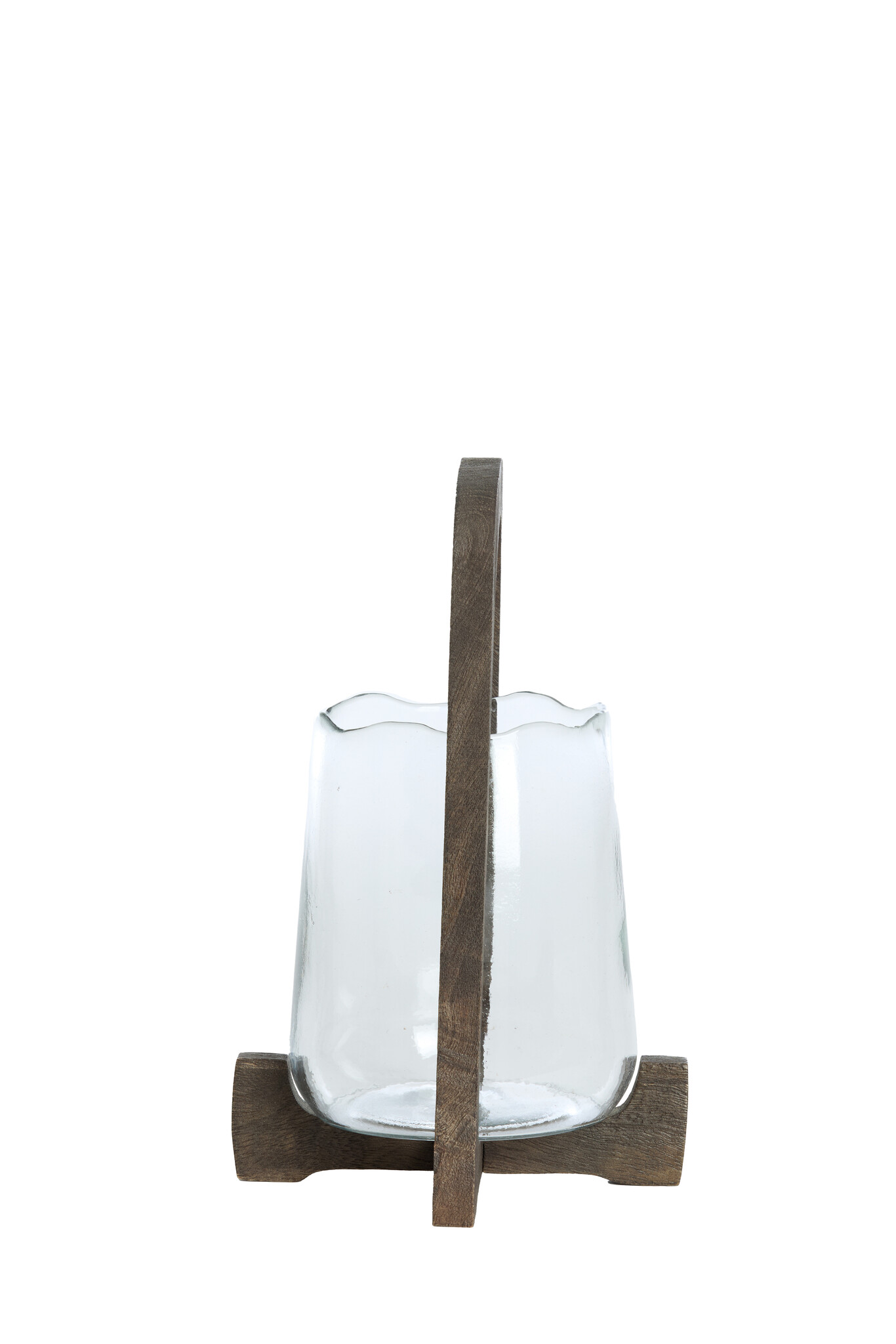 Light & Living - Windlicht ANOSY - Ø21.5x35cm - Bruin