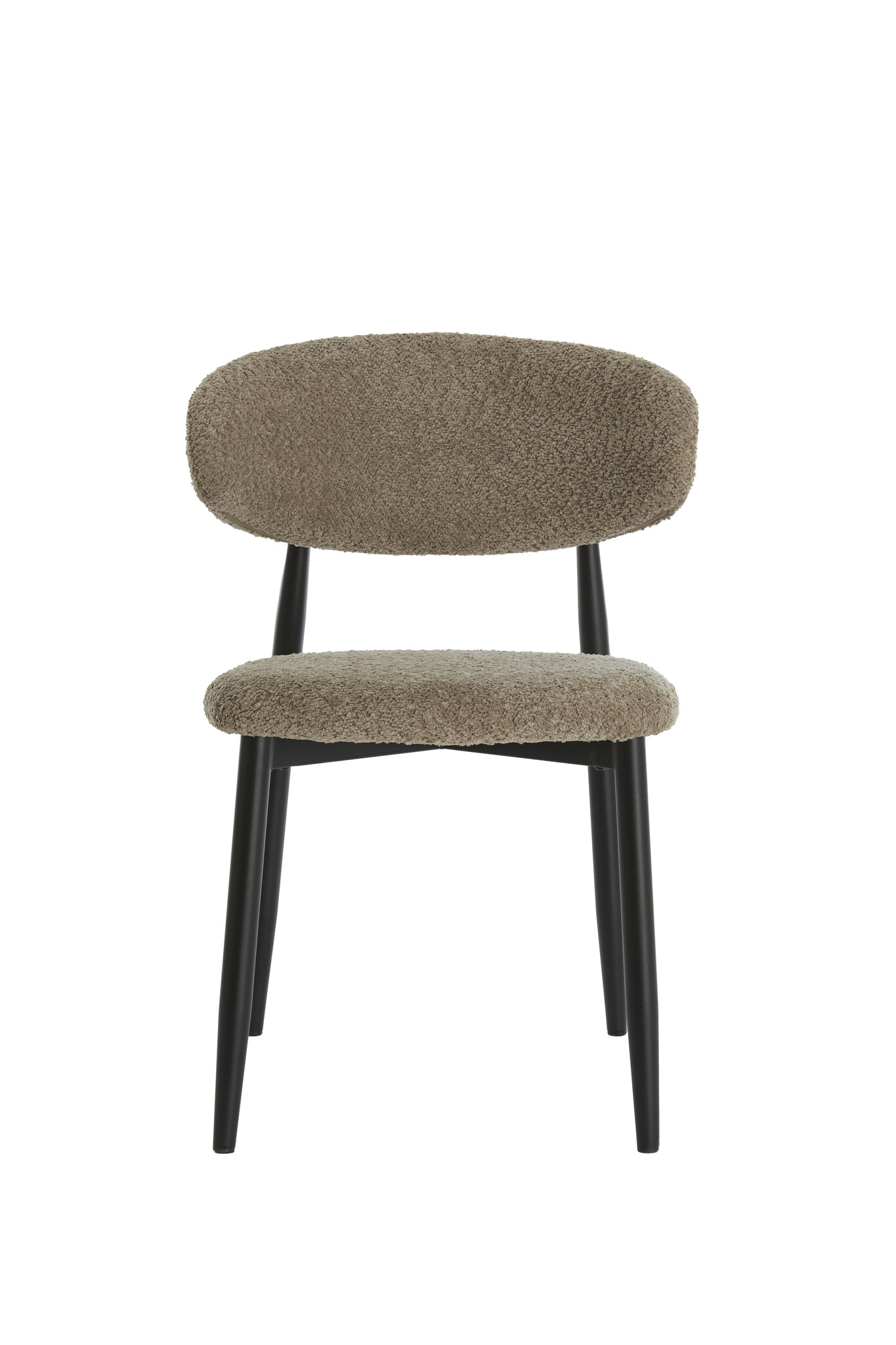 Light & Living - Eetkamerstoel ENIOLA - 54x52x76cm - Bruin - Set van 2