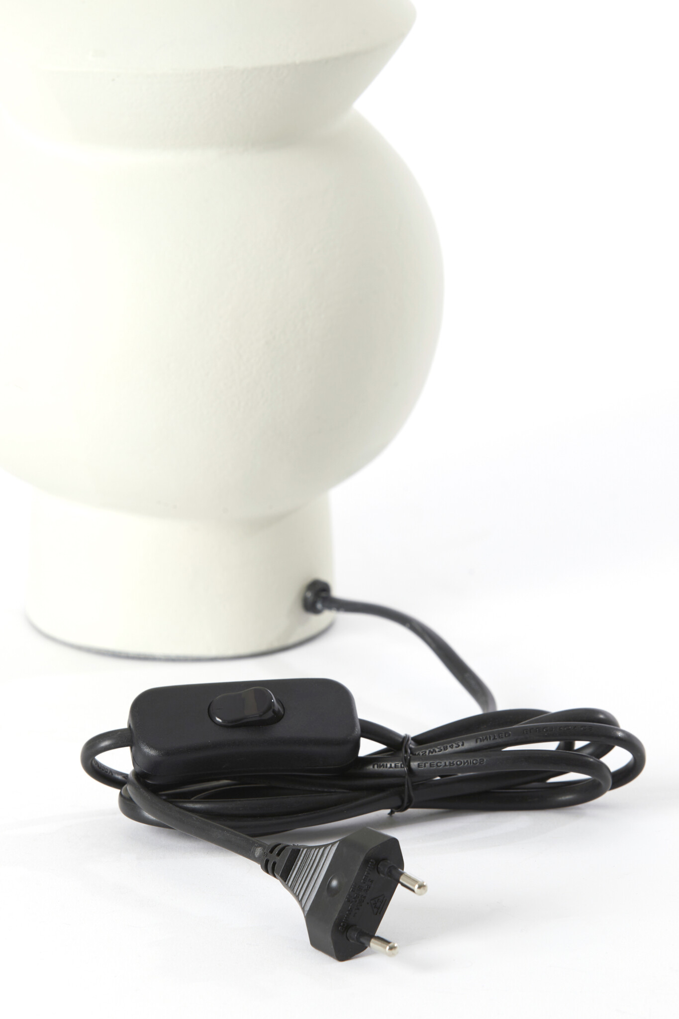 Light & Living - Lampvoet ESINO - Ø15x38cm - Wit