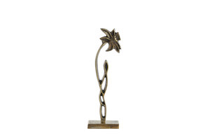 Light & Living - Ornament DAFFODIL - 12x7.5x40cm - Brons