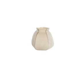 Light & Living - Vaas VELIKO - 26.5x25.5x27cm - Bruin