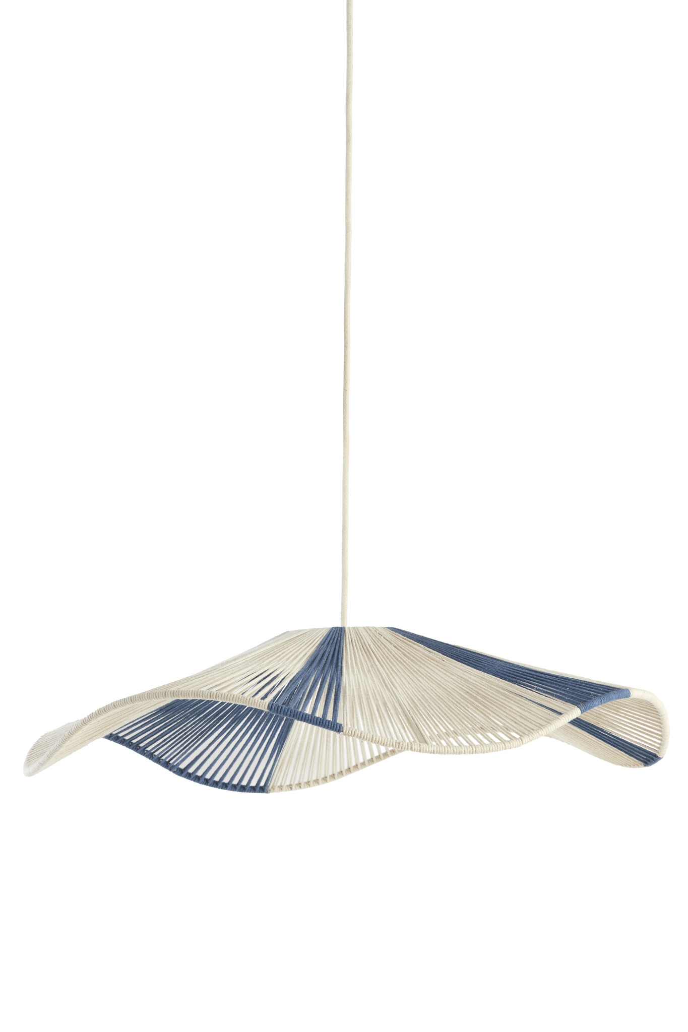 Light & Living - Hanglamp RAFA - Ø70x15cm - Blauw