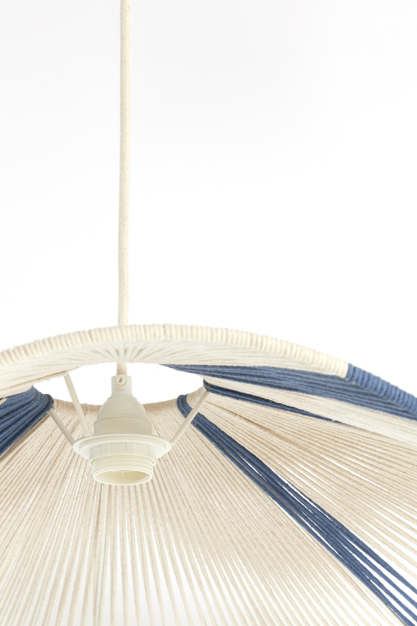 Light & Living - Hanglamp RAFA - Ø70x15cm - Blauw