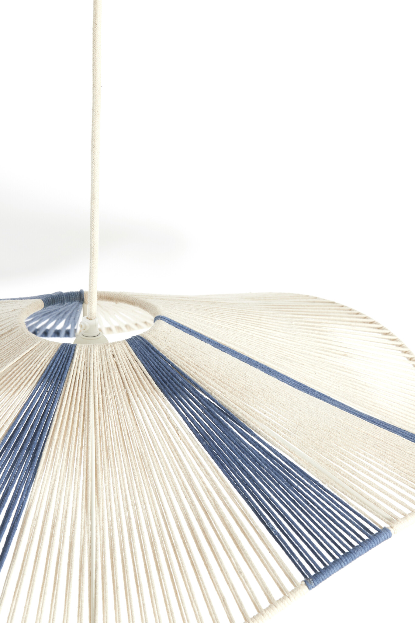 Light & Living - Hanglamp RAFA - Ø70x15cm - Blauw