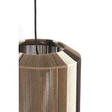 Light & Living - Hanglamp KOZANA - Ø30x46cm - Bruin