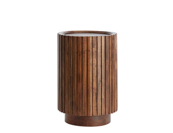 Light & Living - Bijzettafel KIYOSE - Ø33x47cm - Bruin