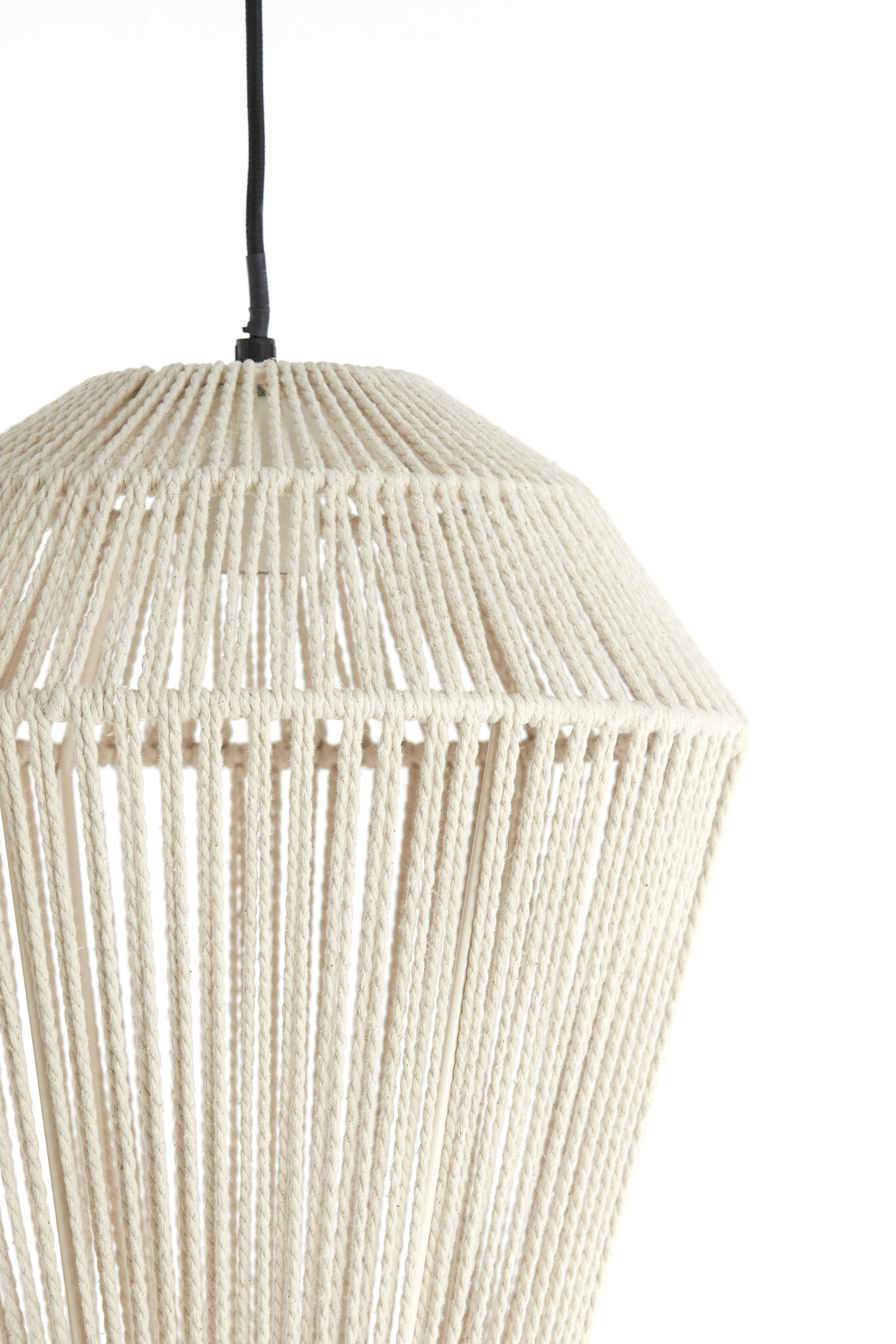 Light & Living - Hanglamp DEYA - Ø30x37cm - Wit