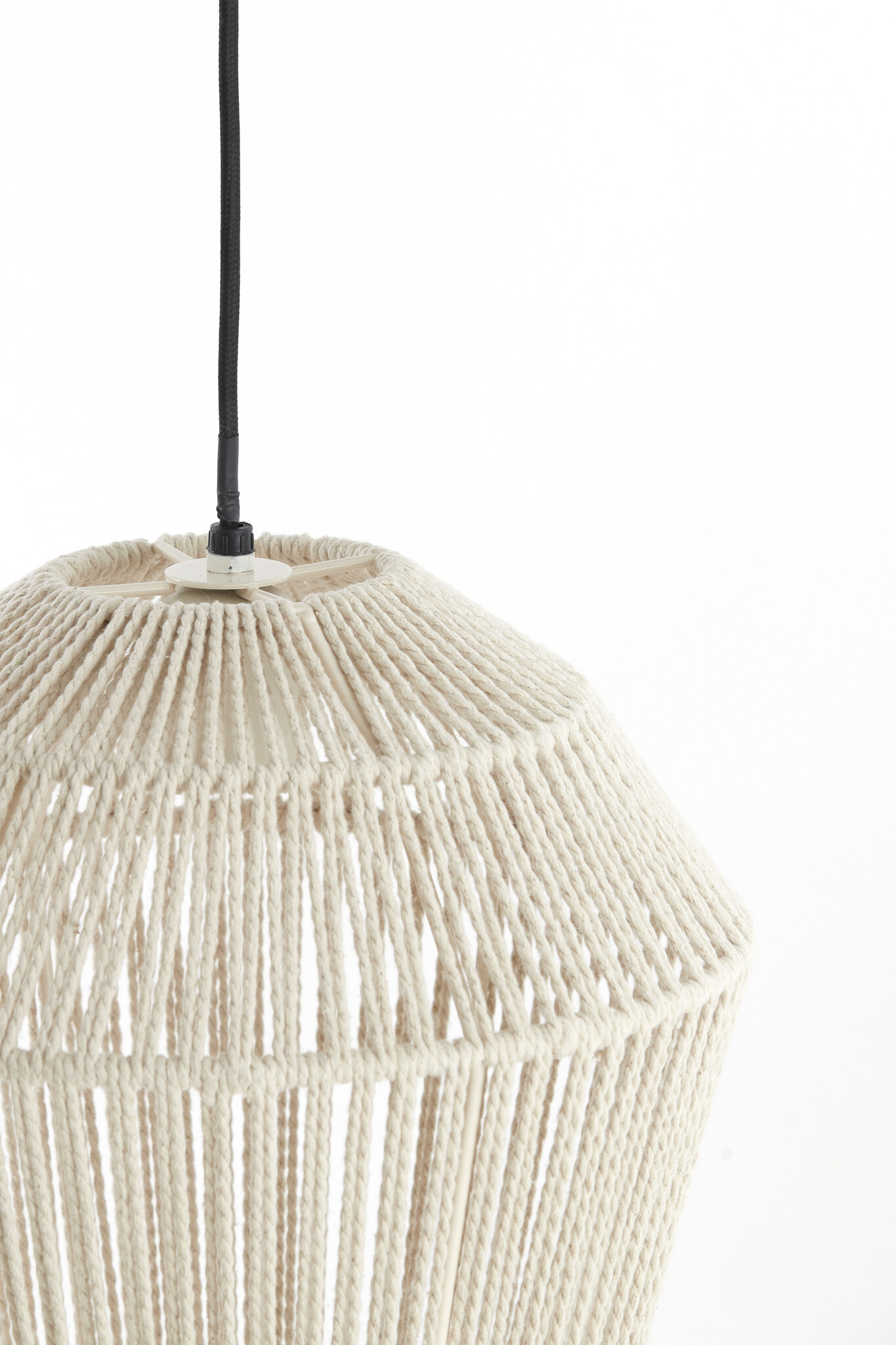 Light & Living - Hanglamp DEYA - Ø30x37cm - Wit